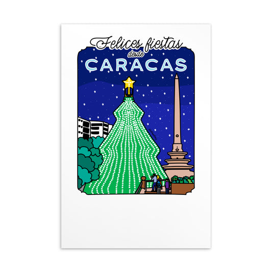 Caracas Postal de Navidad